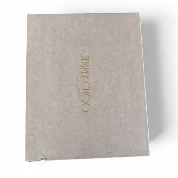 Jimmy Choo‎ Bing 100 Satin Crystal-Strap Mules Size 38 - Picture 10 of 12